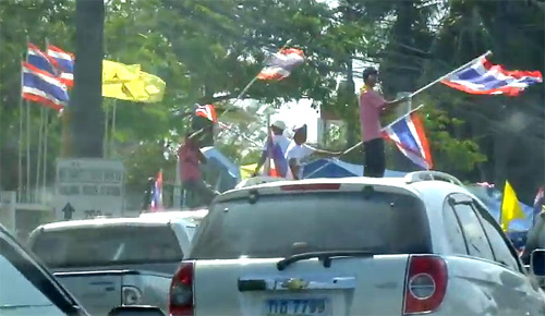 митинги в таиланде